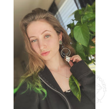 Load image into Gallery viewer, Bohemian moon phase snake python plugs gauges tunnels 8g - 1"