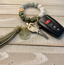 Load image into Gallery viewer, Logo Wristlet Keychain