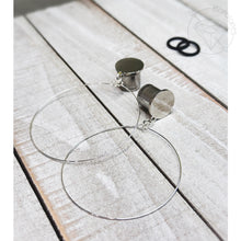 Load image into Gallery viewer, Steel wire Hoop plugs gauges tunnels 6g - 1"