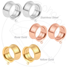 Load image into Gallery viewer, a collection of earring studs in various colors and materials, including stainless steel, rose gold, yellow gold, and copper.