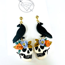 Load image into Gallery viewer, Halloween drop dangle earrings /  plugs: 2g - 25mm