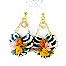Load image into Gallery viewer, Halloween drop dangle earrings /  plugs: 2g - 25mm