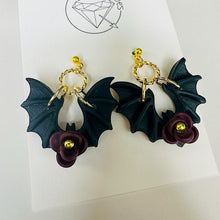 Load image into Gallery viewer, Halloween drop dangle earrings /  plugs: 2g - 25mm