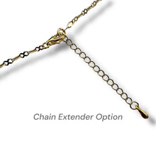 Load image into Gallery viewer, Sun and celestial hand 18k Gold chain stack layering necklace