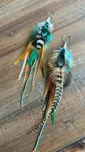 Load image into Gallery viewer, Silver feather beaded screw back plugs gauges tunnels: 2g 0g 00g 1/2&quot; 9/16&quot; 5/8&quot; 18mm 20mm 22mm 25mm