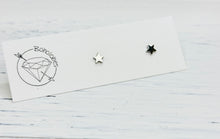 Load image into Gallery viewer, Star stud gold steel earrings