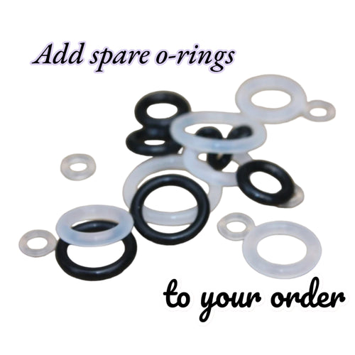 O-rings (PAIR) for plugs tunnels for gauges sizes 14g - 9/16