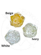 Load image into Gallery viewer, Pearl flower wedding plugs tunnels gauges 4g - 1/2&quot;