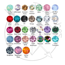 Load image into Gallery viewer, Pair of cascading crystal plugs for gauges or stretched ears sizes 9/16&quot;, 3/4&quot; 7/8&quot;  20mm 22mm