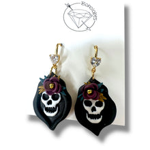 Load image into Gallery viewer, Halloween drop dangle earrings /  plugs: 2g - 25mm