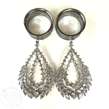 Load image into Gallery viewer, Boho crystal Glam Gauges deco Plugs 14g 12g 10g 8g 6g 4g 2g 1g 0g 11/32” 00g 7/16” 1/2” 9/16” 5/8” 11/13” 3/4” 13/16” 7/8” 1”1 1/8" 1 3/16"
