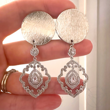 Load image into Gallery viewer, Ornate Crystal Gauges - Boho Style Glam Plugs Elegant 4g 2g 1g 0g 11/32” 00g 7/16” 1/2” 9/16” 5/8” 11/13” 3/4” 13/16” 7/8” 1”1 1/8" 1 3/16"