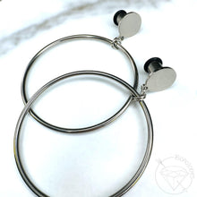 Load image into Gallery viewer, Steel wire Hoop single flare plugs gauges tunnels 6g 4g 2g 1g 0g 11/32&quot; 00g 7/16&quot; 1/2&quot; 9/16&quot; 5/8&quot; 3/4&quot; 7/8&quot; 1&quot;