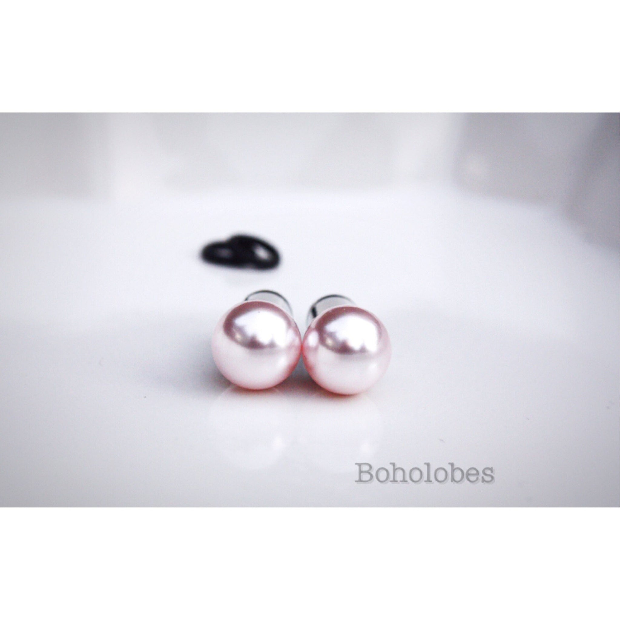 Light pink pearl 6mm 8mm 10mm 12mm ball plugs: 14g 12g 10g 8g 6g