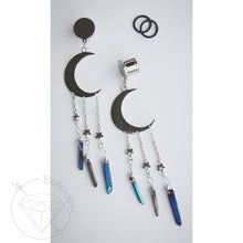 Load image into Gallery viewer, Celestial moon bohemian plugs gauges tunnels 8g - 1&quot;