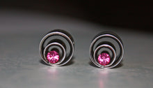 Load image into Gallery viewer, Pair of cascading crystal stainless steel plugs tunnels for gauges / stretched ears Sizes: 1/2&quot; , 9/16&quot; , 5/8&quot;